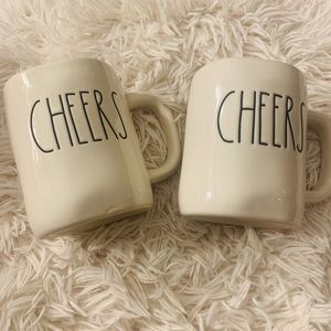 2 CHEERS Mugs by Rae Dunn